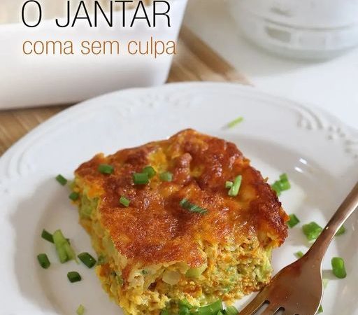 TORTA DE LEGUMES sem liquidificador e sem farinha