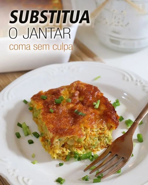 TORTA DE LEGUMES sem liquidificador e sem farinha