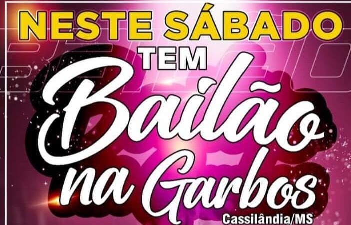 É HOJE! bailão na Garbo Eventos com animação do Trio Arriba Saia