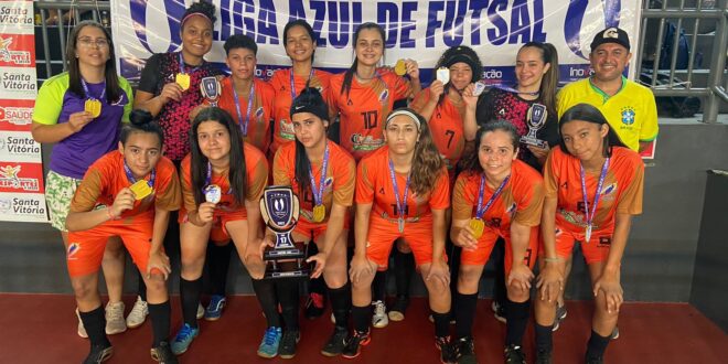 Cassilândia-MS foi campeã da Liga Azul de Futsal em Santa Vitória-MG; Confira