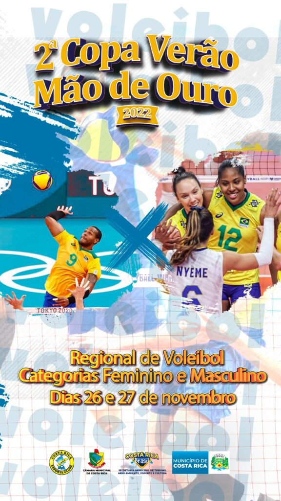 As equipes de Voleibol Masculino e Feminino de Cassilândia-MS foram BI-Campeões da 2° Copa Verão Mão de Ouro na cidade de Costa Rica-MS