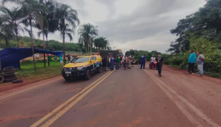 Rodovias estaduais de MS têm cinco locais ocupados por manifestantes