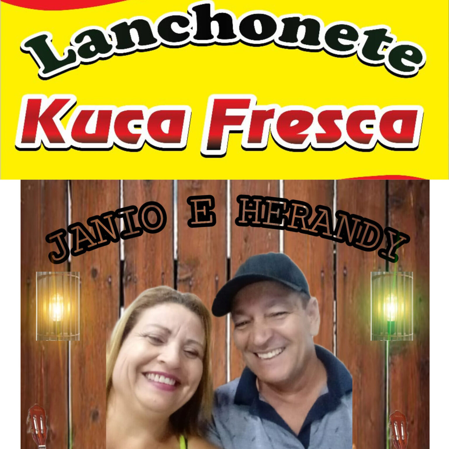 Hoje tem música ao vivo com a dupla Jânio e Herandy na lanchonete kuca fresca e você não pode perder!