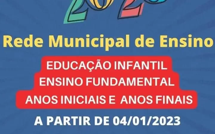 Cassilândia : Escolas municipais estão com as matrículas 2023 abertas