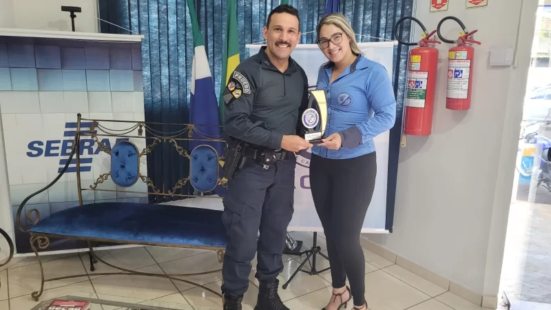 Policial Militar é premiado como “Policial Destaque do Ano de 2021” em Cassilândia