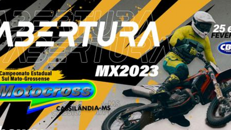 Cassilândia será sede abertura do Estadual de Motocross 2023