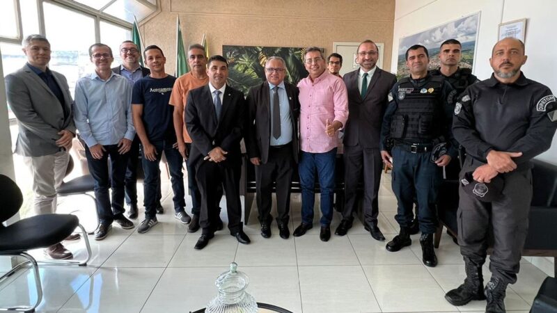 Em reunião com Prefeito, Diretor-Presidente da Agepen confirma mudança na segurança externa do presídio