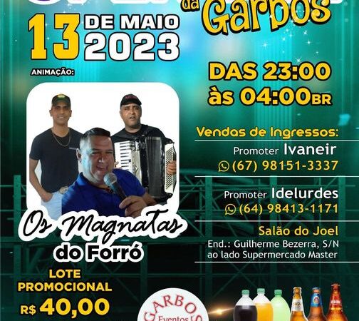 Cassilândia: Vem ai Bailão OPEN BAR da Garbos