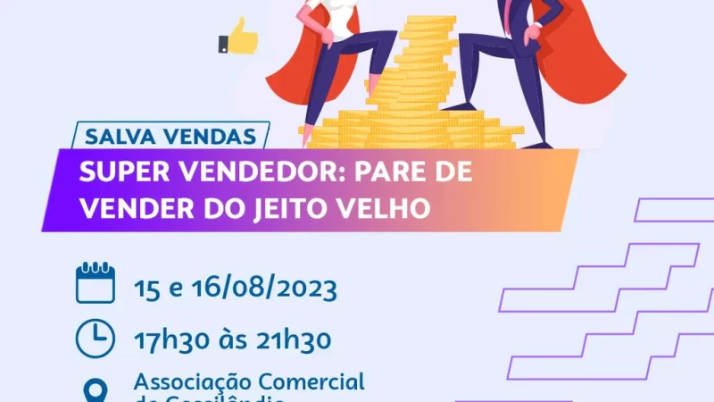 Associação Comercial está com inscrições abertas para o curso “Super Vendedor”