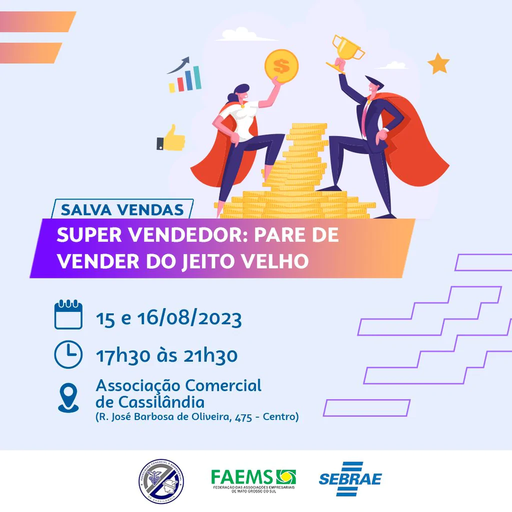 Associação Comercial está com inscrições abertas para o curso “Super Vendedor”