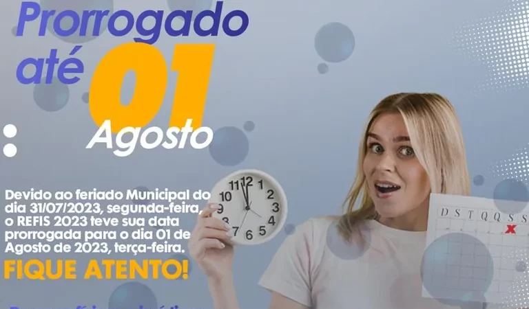 Cassilândia: por conta da antecipação do aniversário da cidade, Prefeitura prorroga Refis