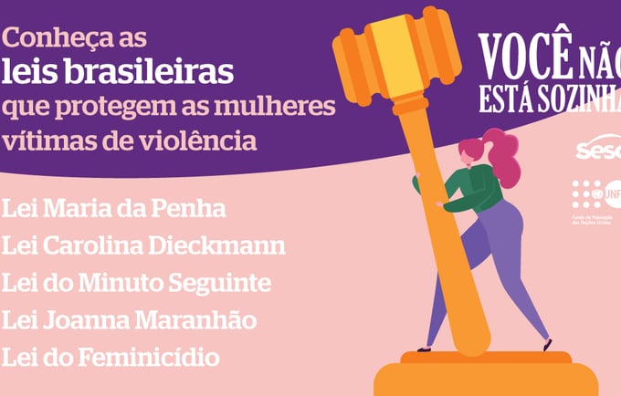 Conheça as leis e os serviços que protegem as mulheres vítimas de violência de gênero