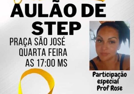 Cassilândia: “Step na praça” integra ações do setembro Amarelo e prevenção ao suicídio