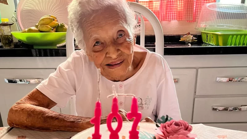 Morre em Cassilândia, aos 107 anos, Eudócia Camilo Dutra