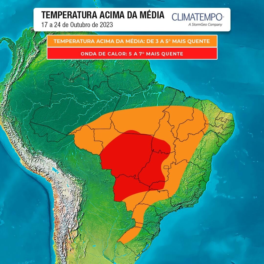 Nova onda de calor deve fazer o Estado “ferver”