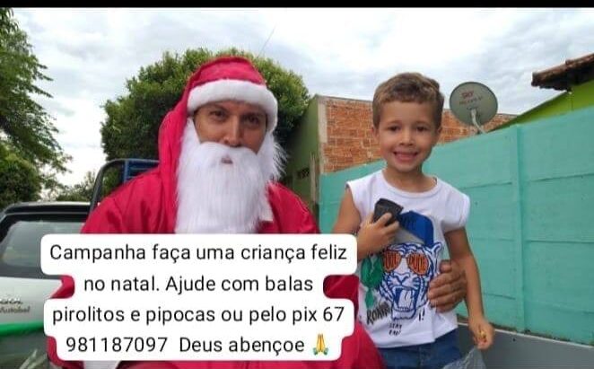 Neste Natal, faça uma criança feliz