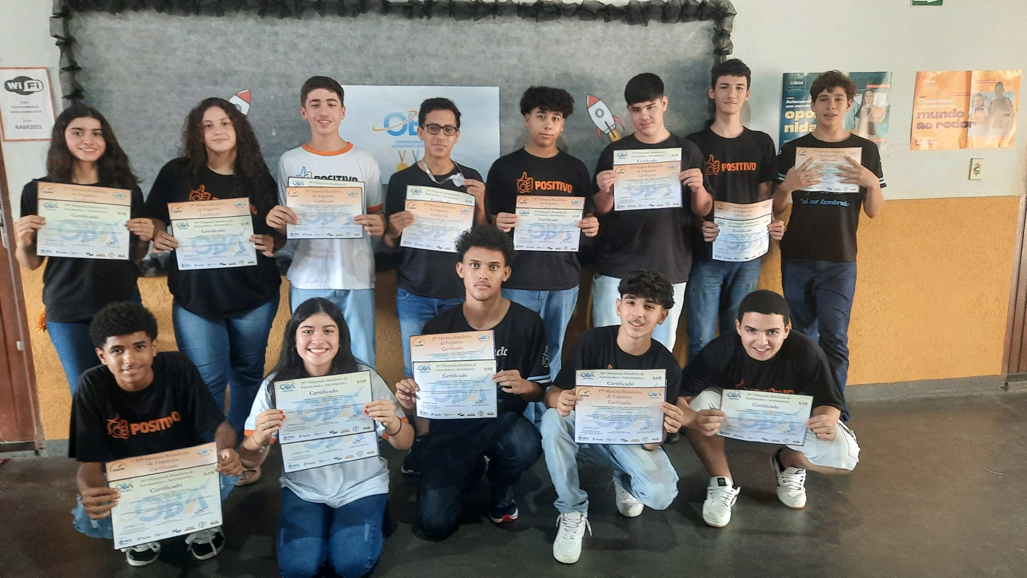 Estudantes da Escola Evangélica Avivamento Bíblico recebem premiações da 24ª Olimpíada Brasileira de Astronomia e Astronáutica