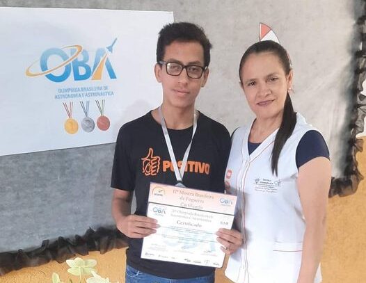 Luís Fernando, aluno da DA Escola Evangélica, é o único estudante de Mato Grosso do Sul a avançar para terceira fase da XXVI OLIMPÍADA BRASILEIRA DE ASTRONOMIA E ASTRONÁUTICA