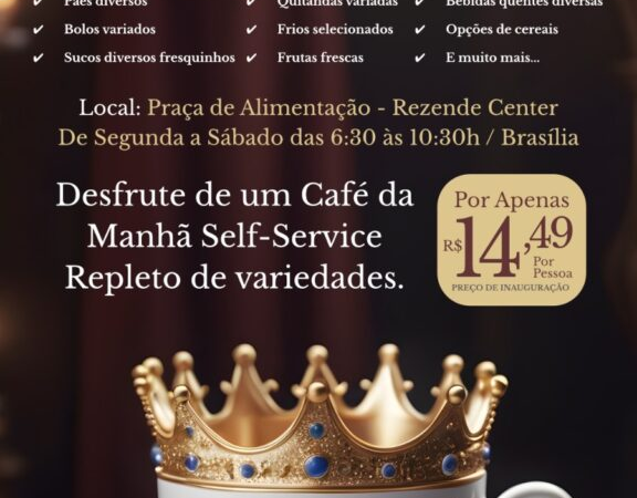 Grande Inauguração amanhã Café Colonial Rezende