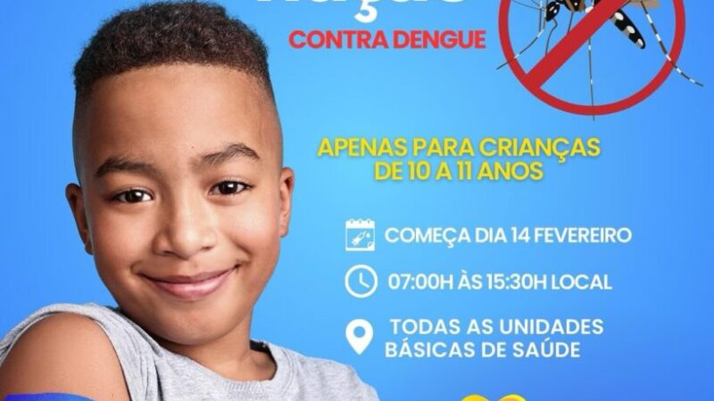 Cassilândia: Começa hoje a campanha de vacinação contra a Dengue