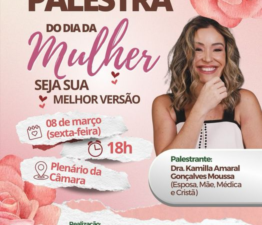 Palestra de autoestima para as mulheres… “seja sua melhor versão”, venha participar!