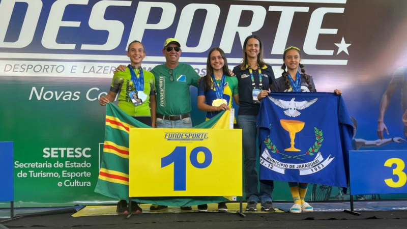 Atleta de 14 anos de Cassilândia é campeã em ciclismo no Jogos Escolares