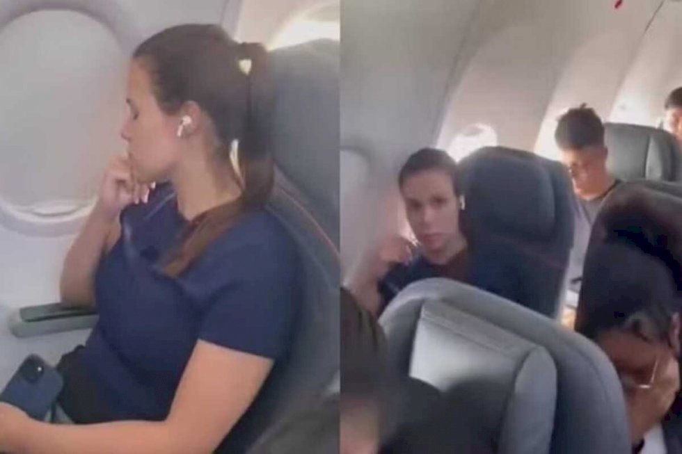 Mulher que não cedeu assento a uma criança em avião se pronuncia