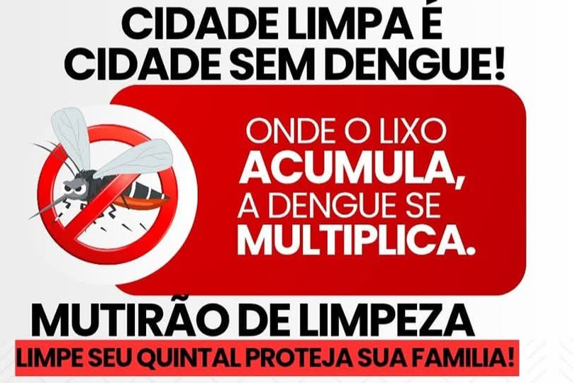 Mutirão da Dengue estará em 5 bairros de Cassilândia neste sábado