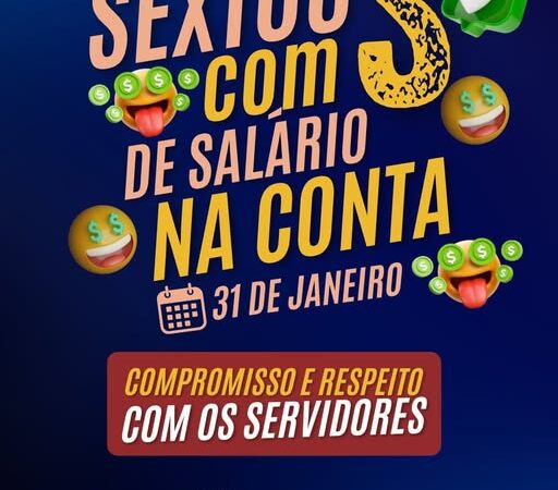 Salário dos servidores municipais já está na conta