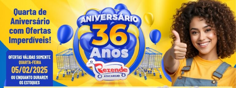 Cassilândia: Supermercado Rezende faz aniversário com ofertas imperdíveis