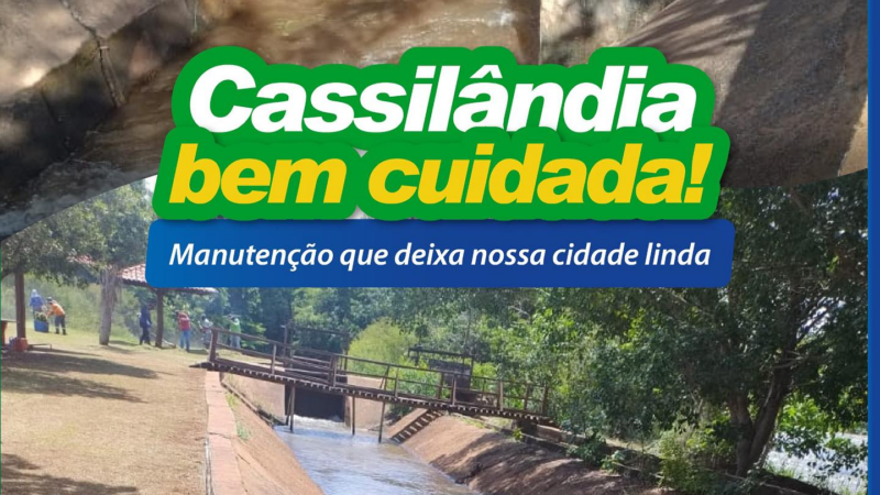 PREFEITURA DE CASSILÂNDIA FEZ LIMPEZA NO SALTO DO RIO APORÉ