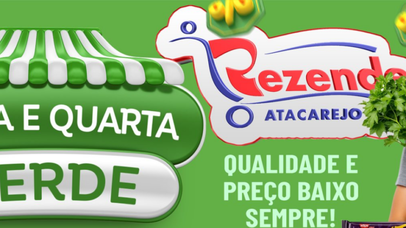 Promoções Super Terça e Quarta verde Supermercado Rezende