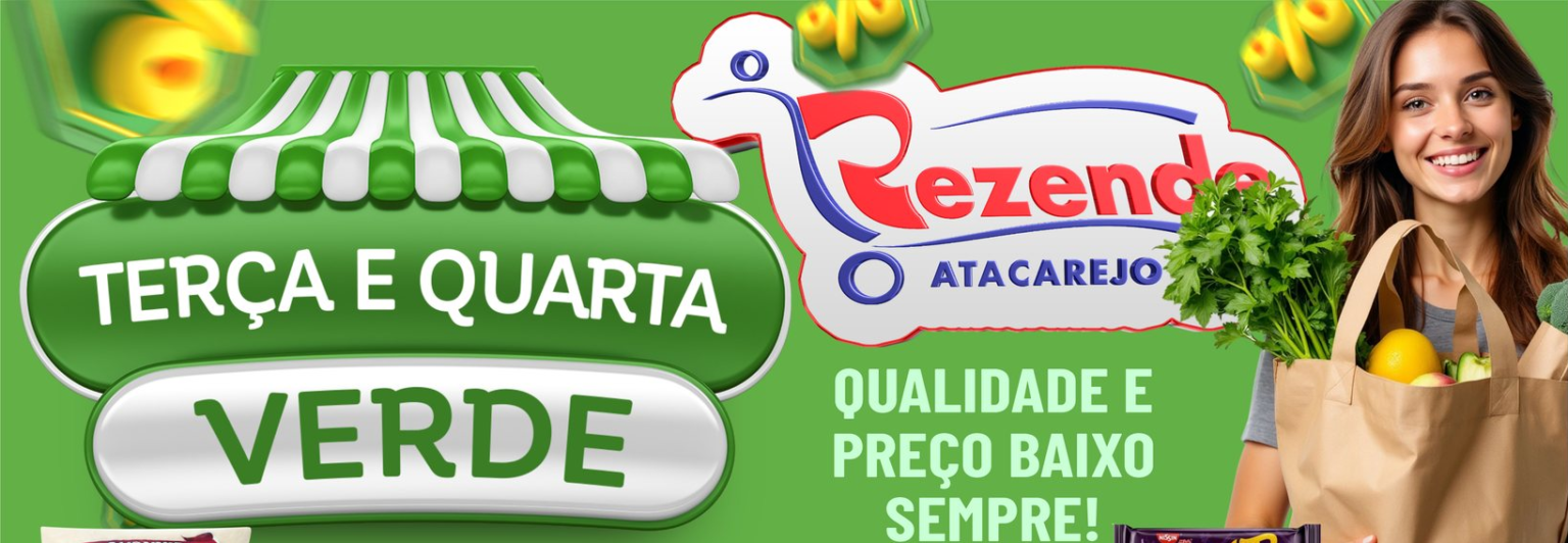 Promoções Super Terça e Quarta verde Supermercado Rezende