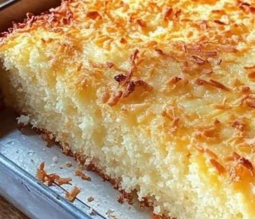 Bolo de Aipim com Coco de Liquidificador
