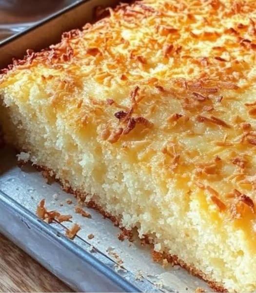 Bolo de Aipim com Coco de Liquidificador