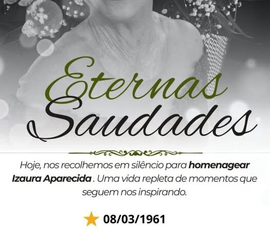 Cassilândia: morre Izaura Aparecida da Silva