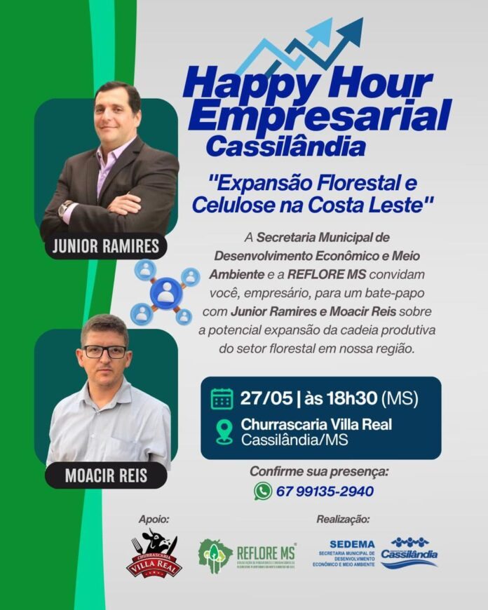 Cassilândia sedia evento empresarial voltado à expansão florestal e industrial no Vale da Celulose