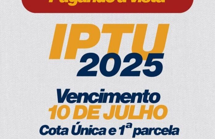 IPTU 2025 já disponível para retirada pela internet: evite transtornos e garanta o desconto à vista