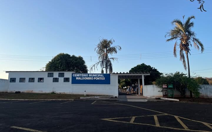 Prefeitura de Cassilândia informa sobre suspensão temporária de serviços de embelezamento e reforma de túmulos no Cemitério Municipal