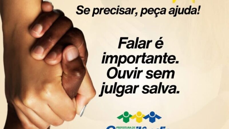 A PREFEITURA DE CASSILÂNDIA APOIA SETEMBRO AMARELO