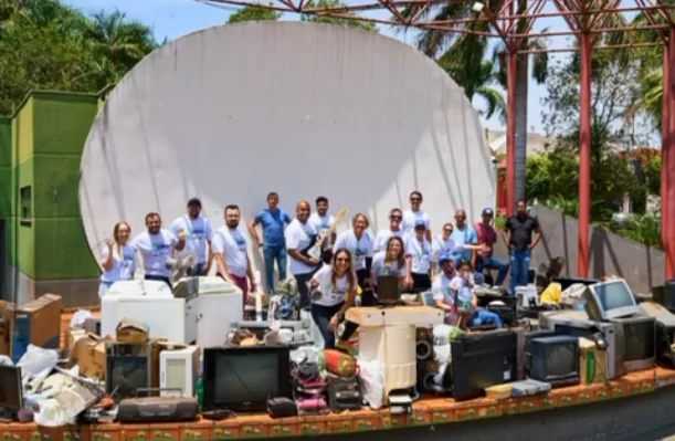 Projeto E-Lixo Zero supera meta e arrecada 12 toneladas de lixo eletrônico em Cassilândia