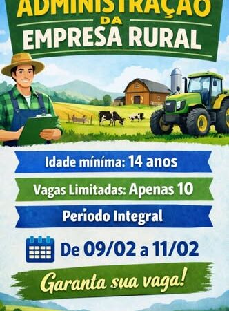 Trabalha, produz e o dinheiro não sobra? Curso em Cassilândia ensina a administrar a propriedade rural