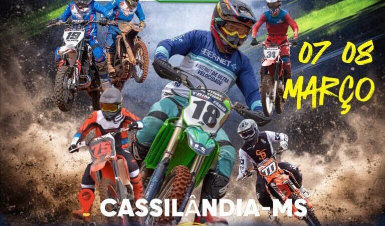 1° ETAPA DE MOTOCROSS 2026 SERÁ EM CASSILÂNDIA