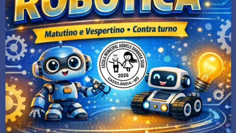 Robótica chega à rede municipal e abre inscrições para alunos do Ensino Fundamental I e II