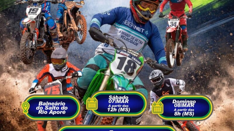 Está chegando! Dias 07 e 08 de março: Cassilândia recebe a abertura do Estadual de Motocross 2026