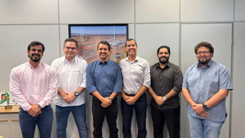 Prefeito Rodrigo Freitas recebe visita do prefeito de Santa Fé do Sul (SP)