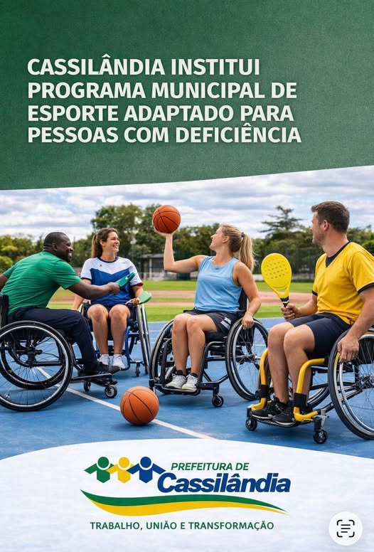 Cassilândia institui Programa Municipal de Esporte Adaptado para Pessoas com Deficiência