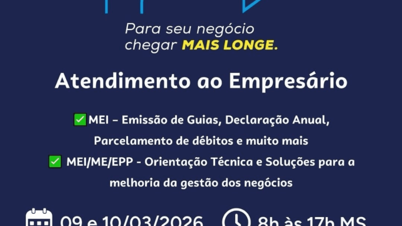 Sebrae Móvel oferece atendimento gratuito a empresários em Cassilândia