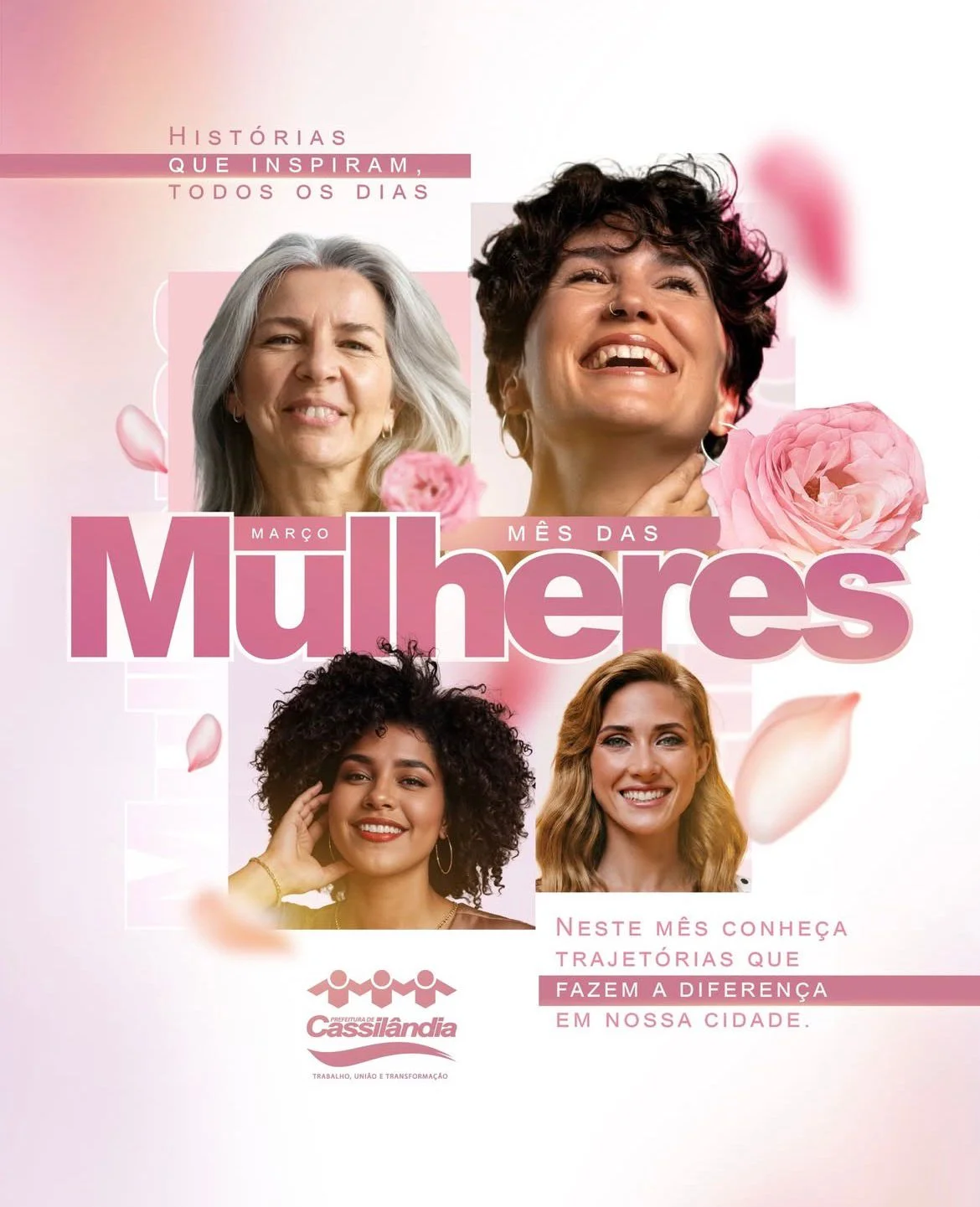 Prefeitura de Cassilândia lança campanha para valorizar histórias de mulheres que inspiram a comunidade