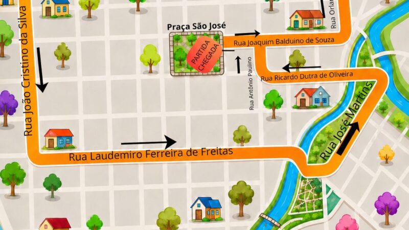 SETESC divulga percurso oficial da 2ª Corrida do Trabalhador em Cassilândia